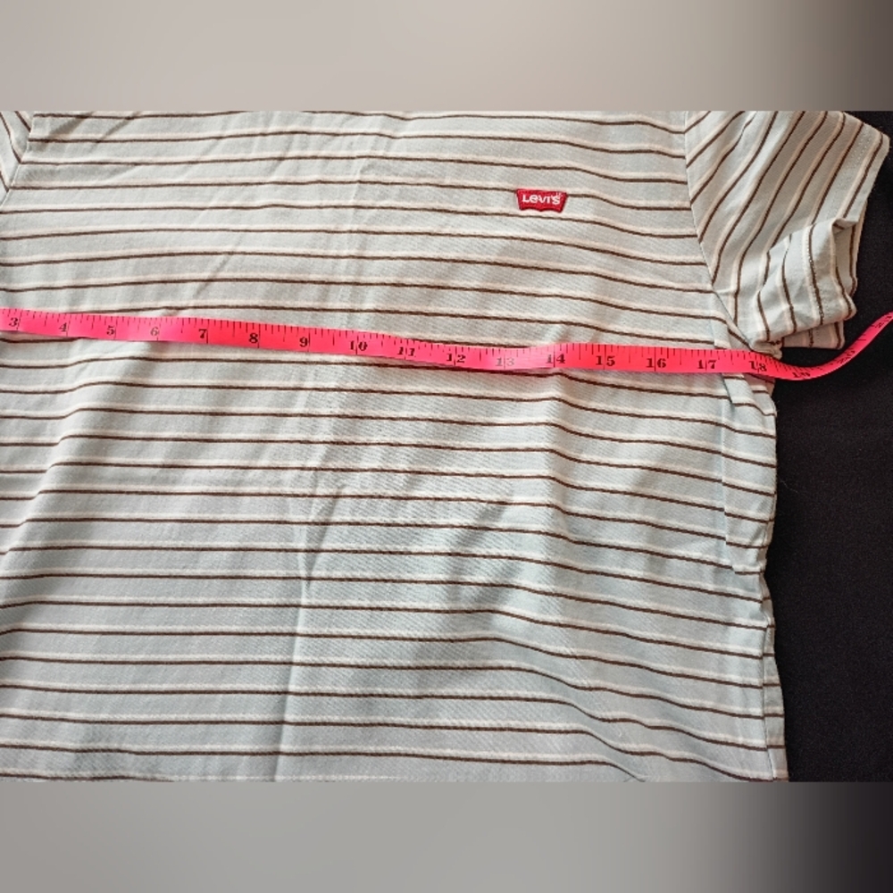 Levi's Striped Shirt Large - Picture 6 of 10